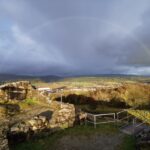 abziehendes Regenwetter über Schalkau